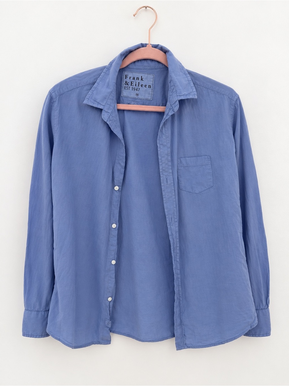 Frank & Eileen Soft Indigo Blue Button-Down Shirt